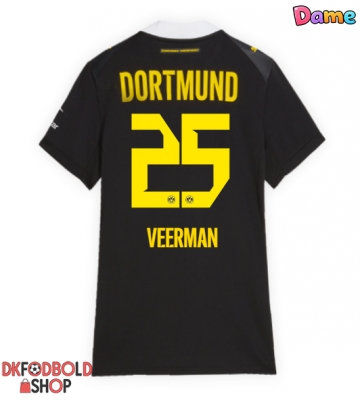 Borussia Dortmund Joey Veerman #25 Udebanetrøje Dame 2026-27 Kort ærmer